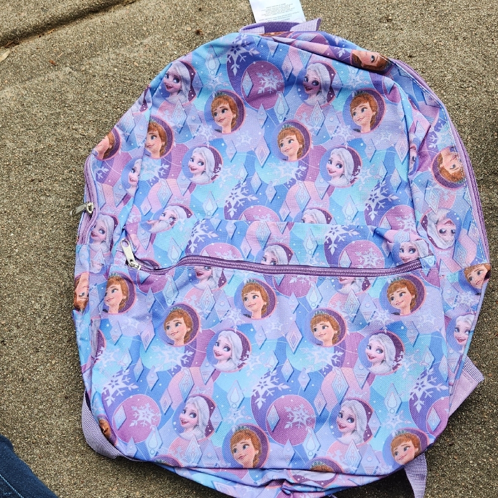 Disney Frozen Purple and Blue Kids Backpack